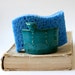 Tiny Bird Kitchen Sponge Holder - Shabby Chic Home Decor - Turquoise Teal - Ready to Ship