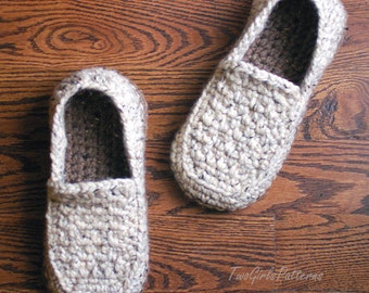 CROCHET PATTERN 212 ADULT Bunny Slippers Womens