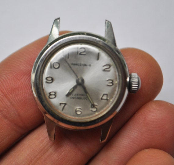 Vintage wrist watch Princeton-6 for parts or restore.Still Run.
