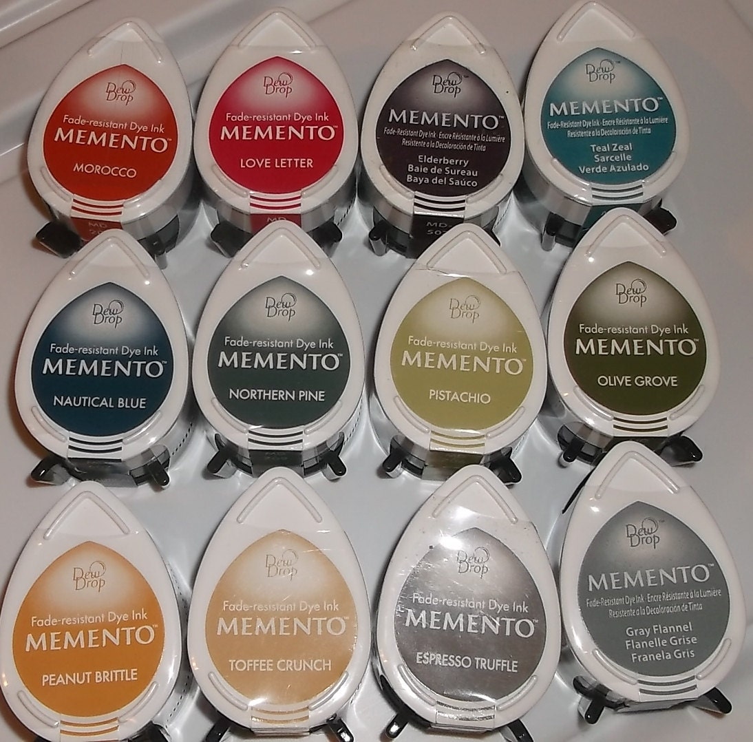 Tsukineko Memento DEW DROP Ink PADS Fast Drying Fade