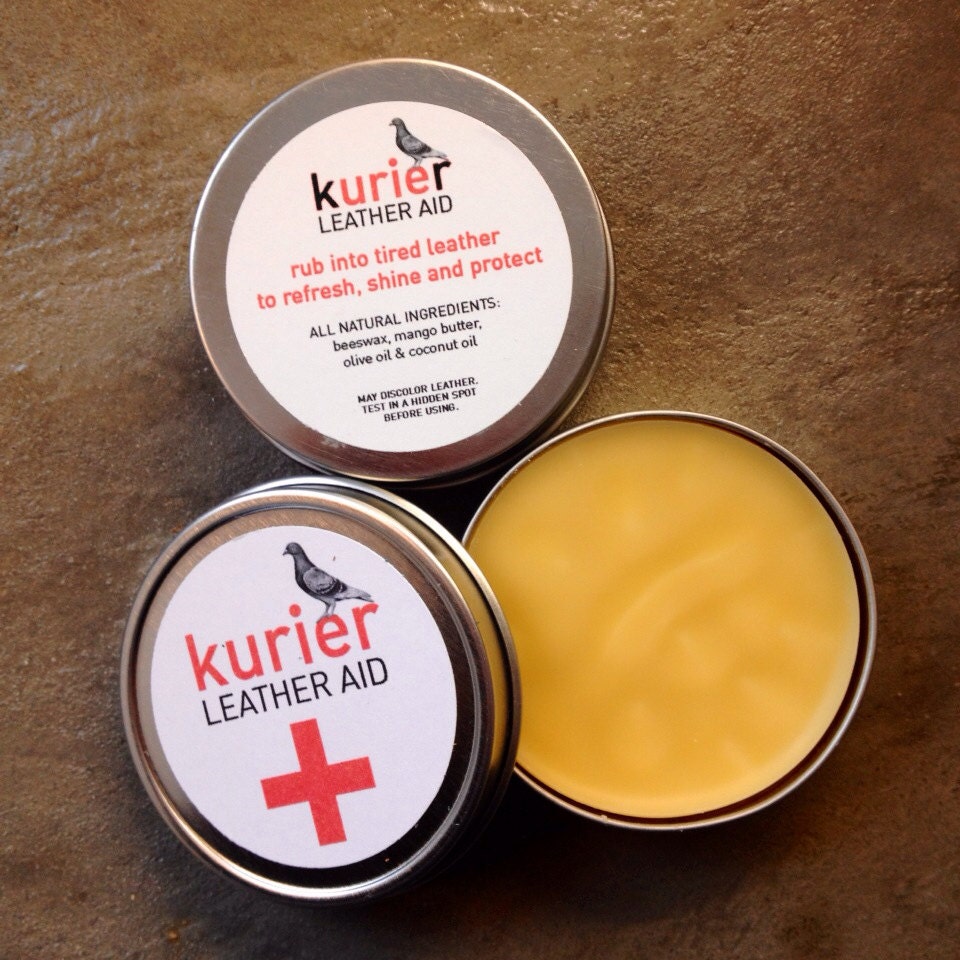 LEATHER AID /// all natural beeswax leather conditioner
