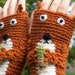 Eichhörnchen fingerlose Handschuhe (Rusty) - kostenloser Versand weltweit