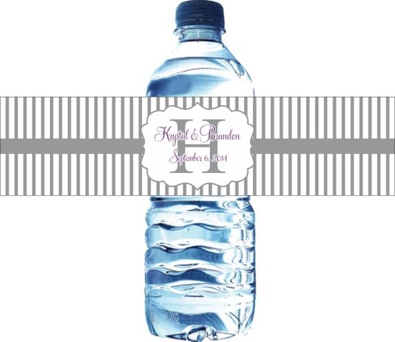 30 Wedding Water Bottle Labels - Need a different quantity? Click on the "choose total" tab to see all pricing Il_570xn