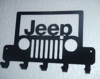 Key Rack Jeep Metal Art