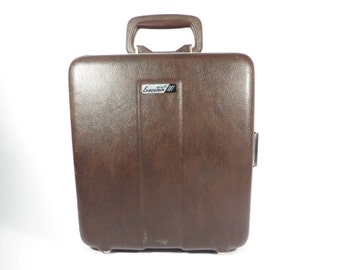 RESERVED Retro Travel Bar - Vintage Brown Executair 707 Travel Bar by ...
