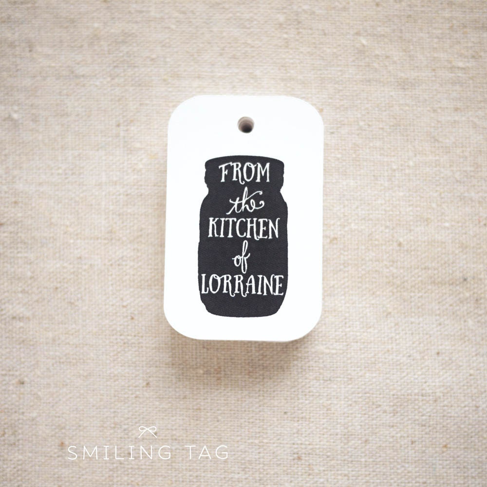 From The Kitchen Of Gift Tags Medium Food Tags by SmilingTag