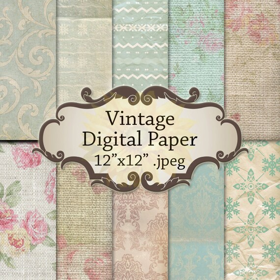 Vintage rustic digital paper texture background by myPhotoShop