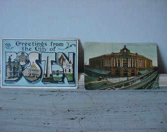 Popular Items For Boston Postcard On Etsy