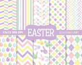 50% OFF SALE Digital Papers Easter Instant Download Il_170x135