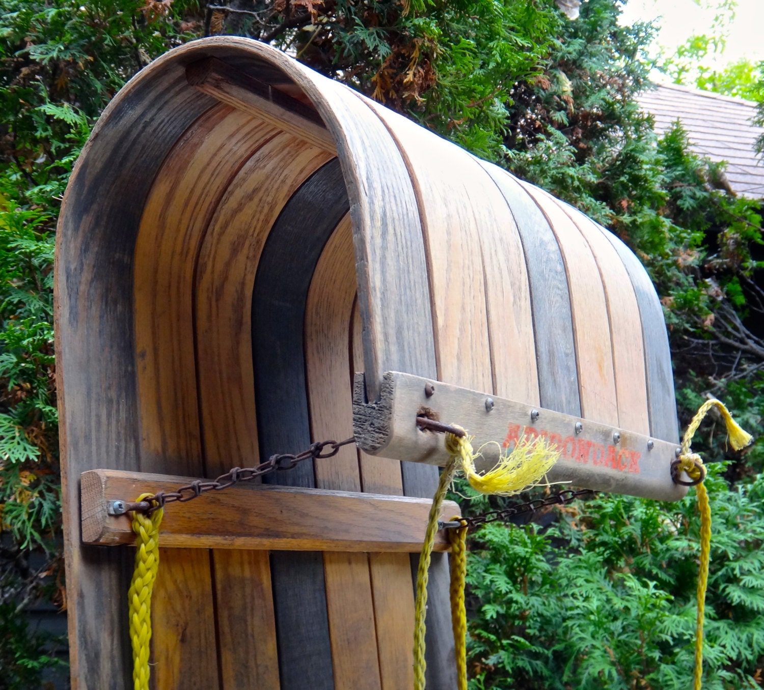 Toboggan Adirondack Toboggan Vintage Wooden Sled RESERVED FOR