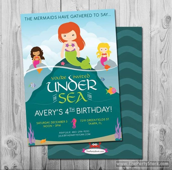 under the sea flyer