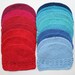 Clearance 17 PC Red and Blue Infant Kufi Hats