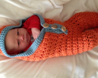 Crochet Baby Cocoon Newborn