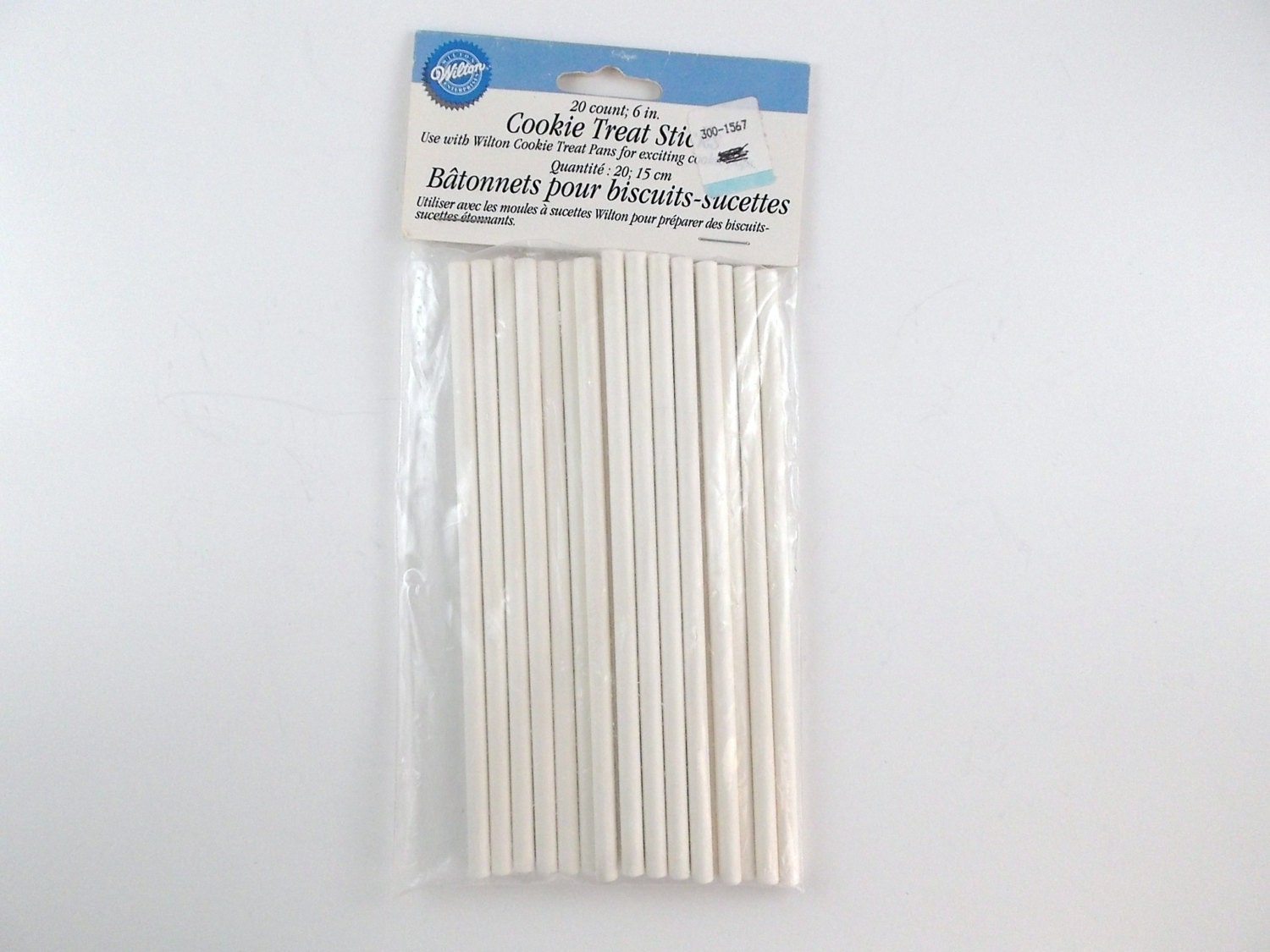 Cookie Treat Sticks Wilton 20 Count 6 Inches Long 1995 Vintage