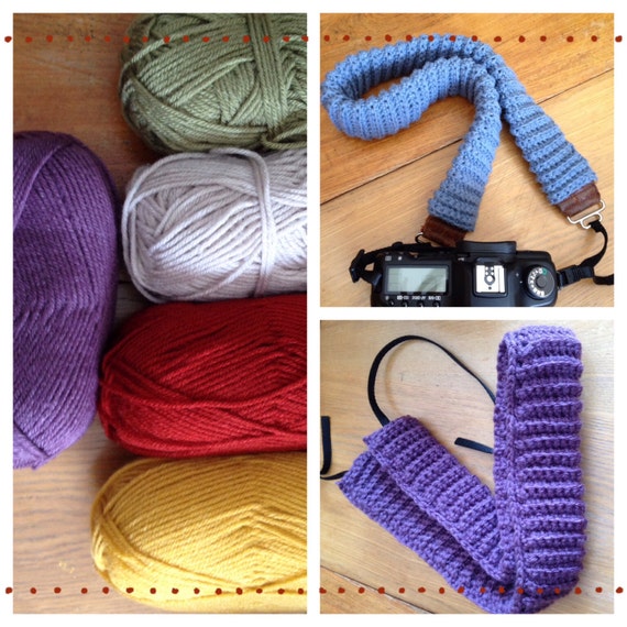 Items similar to Crocheted Camera Strap Cover on Etsy