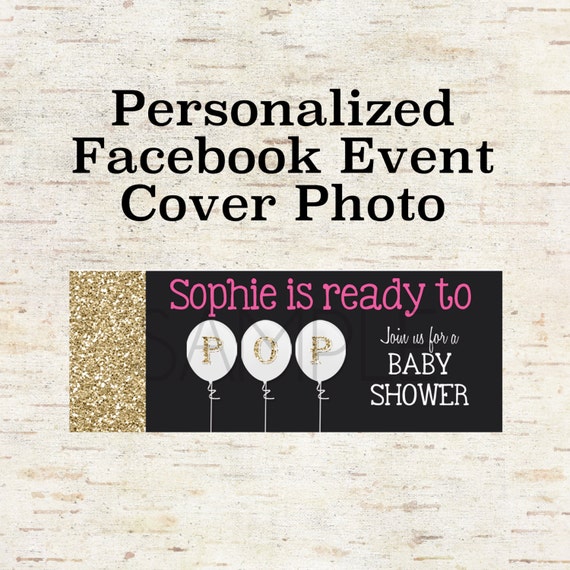 Items similar to Personalized Facebook Event Cover Photo for a Baby