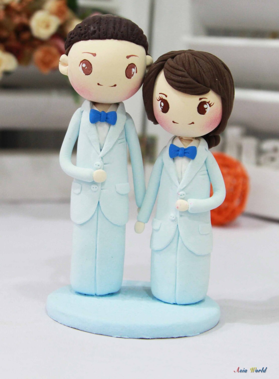 clay couple doll