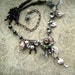 RESERVED Mermaids Delight, handmade necklace, assemblage jewelry, keishi, coin pearls, pearl jewelry, seashells, sea urchin, anvilartifacts