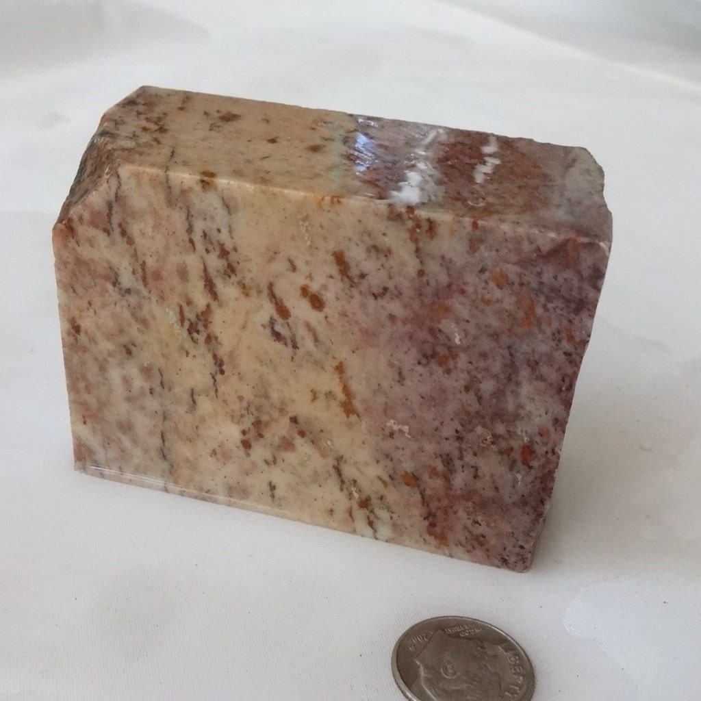 Marbled carving stone for fetishes or peace pipesoap Marbled carving stone for fetishes or peace pipesoap