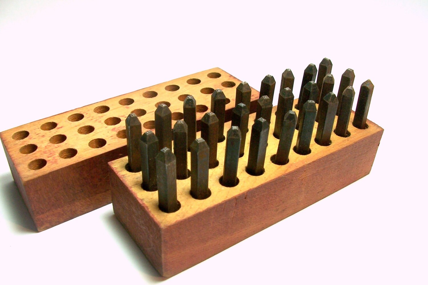 Vintage Stamping Tools Leather Metal Alphabet