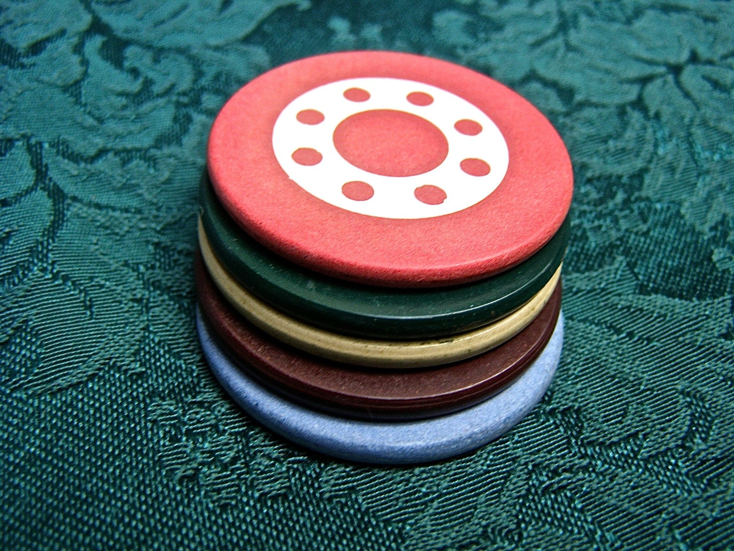 poker chips clay set