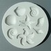 SALE- shells and starfish flexible mold