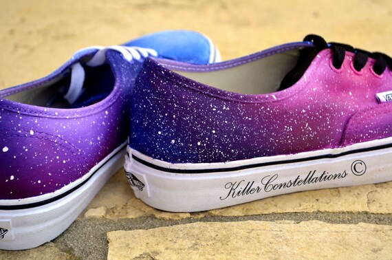 Custom Painted Galaxy Shoes