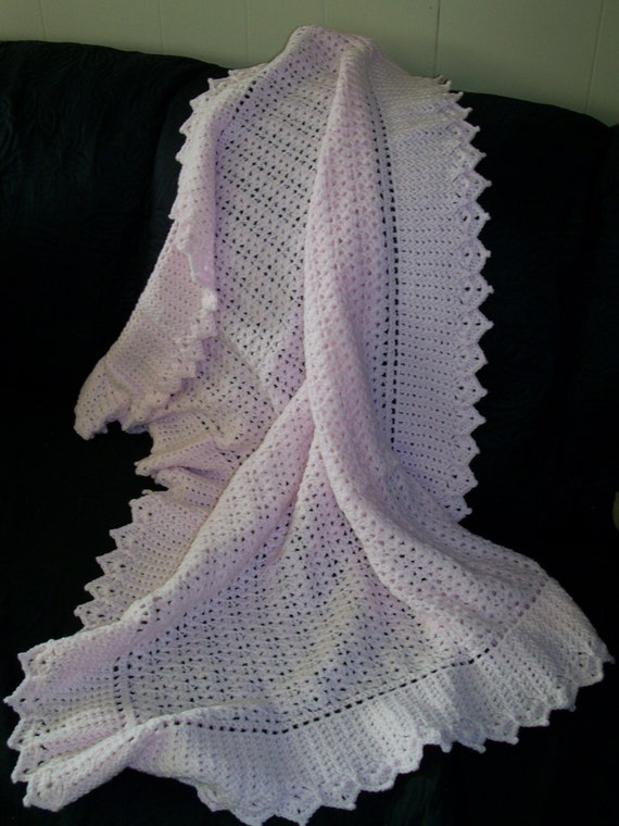 Open Weave Baby Blanket