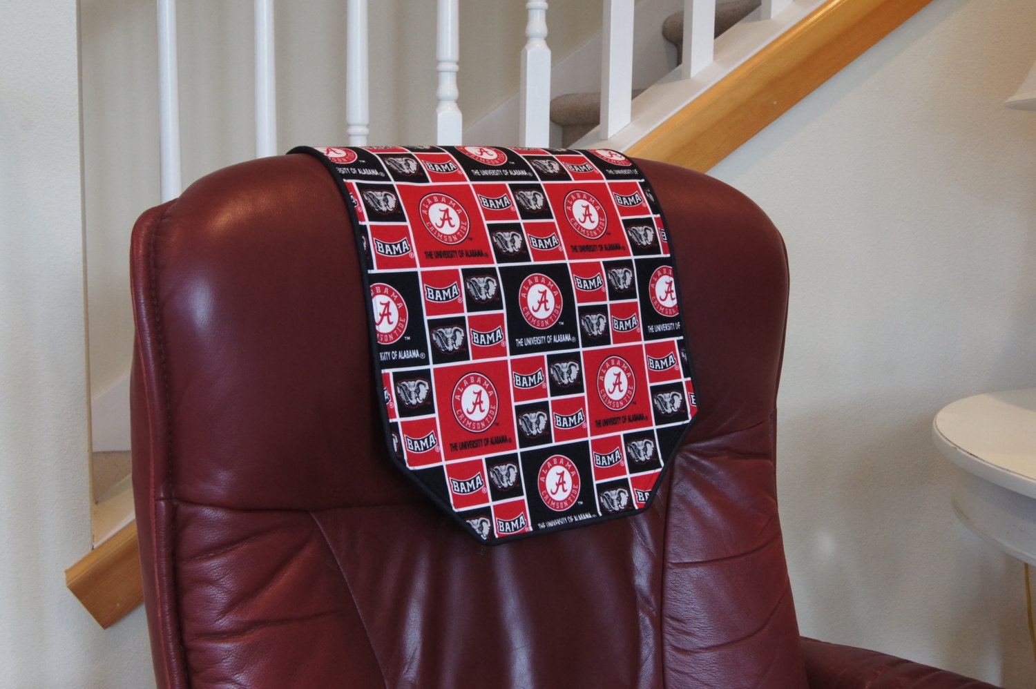 Recliner Chair Headrest Cover University of Alabama by ChairFlair