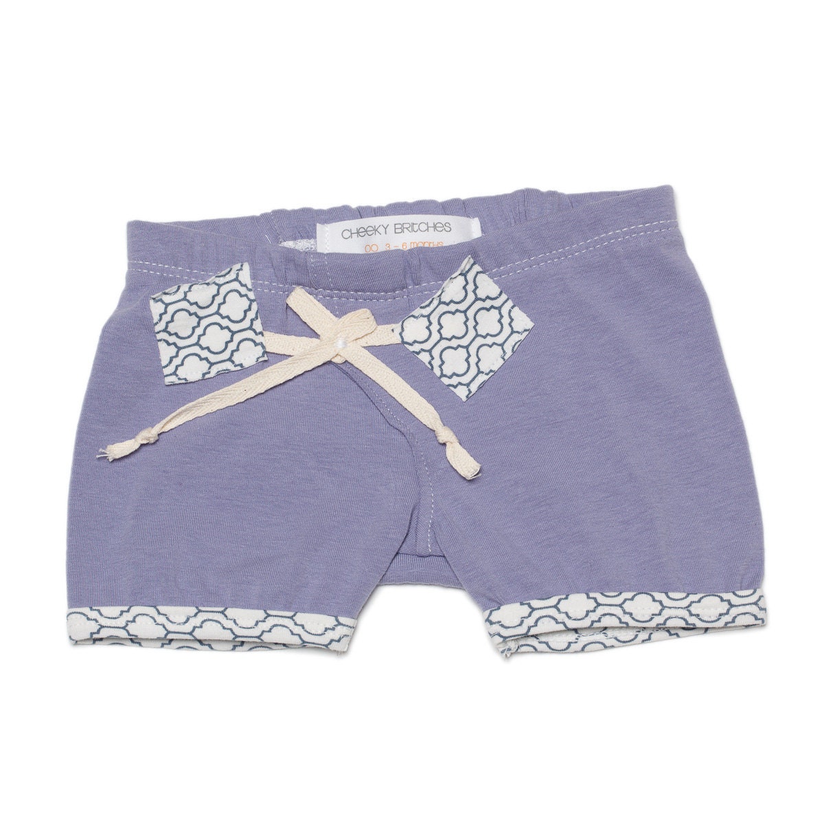 lilac jogger shorts