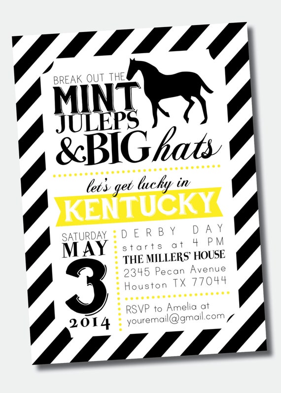 Kentucky Derby Invitations 9