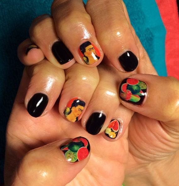 Nail Decals Frida Kahlo