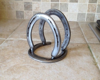 Horseshoe Napkin Holder or Letter Holder