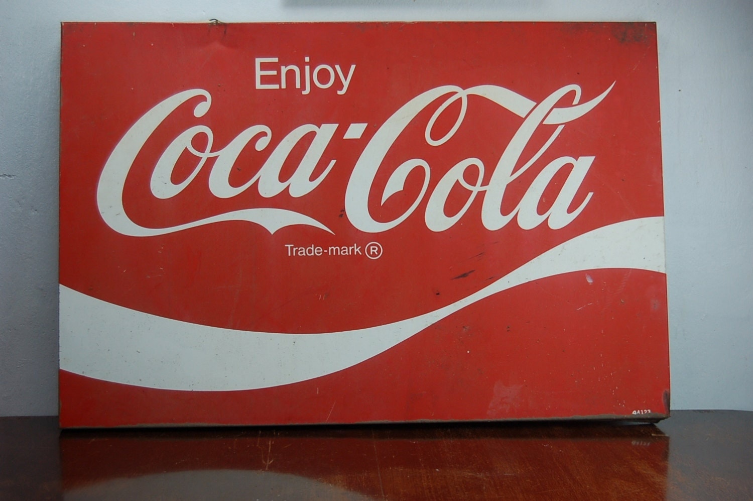 Enjoy Coca-Cola Metal Country Store Sign