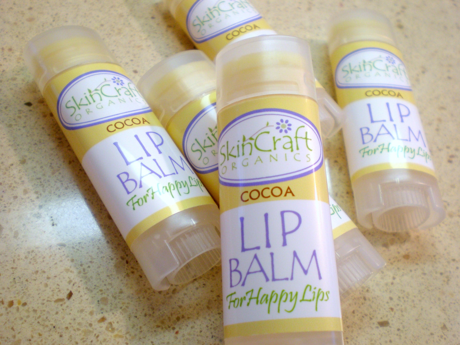 Natural Cocoa Butter Lip Balm Organic Cocoa Butter / Local