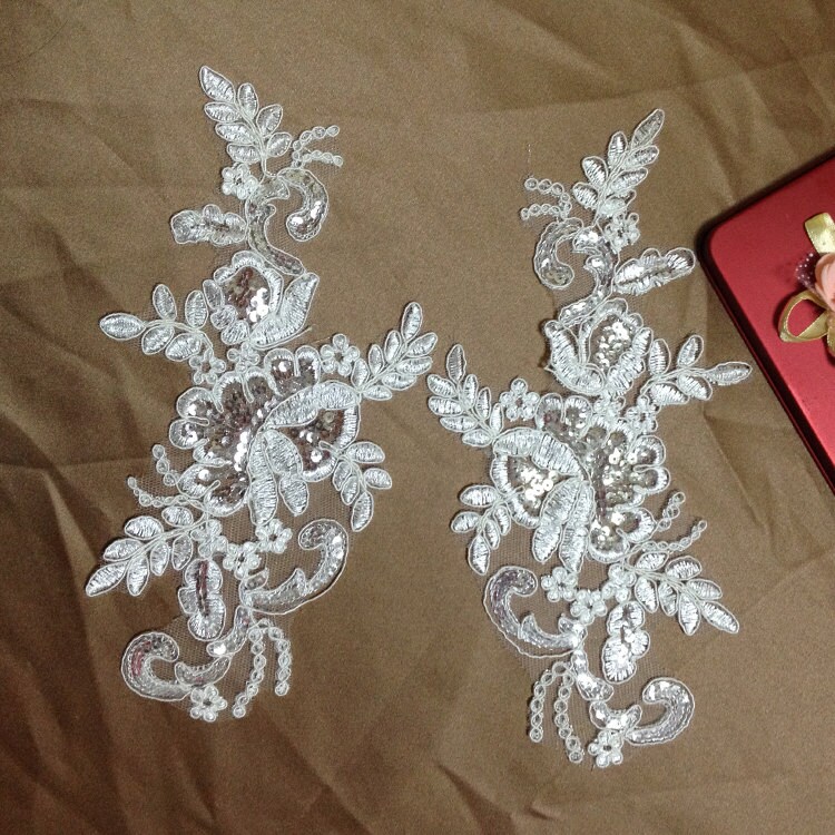 12cmx22cm sequin Applique trim 20pcs item no 935 by