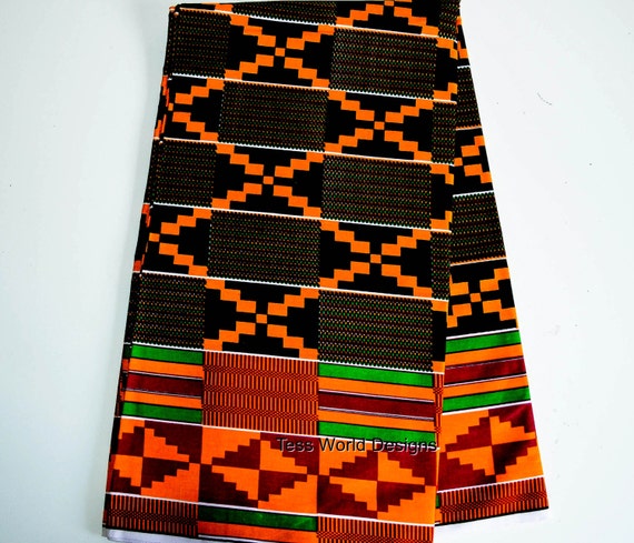 Kente tuch druck afrikanische stoffe kente stoff afrikanisch