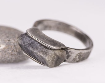 Forged steel wedding rings
