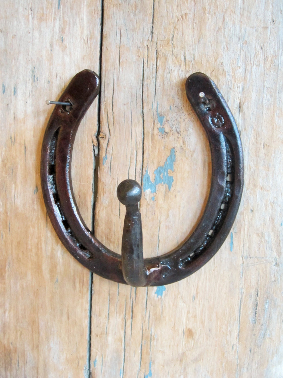 Hand Metal Horseshoe Wall Hook good luck charm