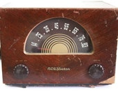 Vintage RCA Victor Television Selector Wood Cabinet Model U 70 Converter Retro Vintage RCA Victor Television Selector Wood Cabinet Model U 70 Converter Retro