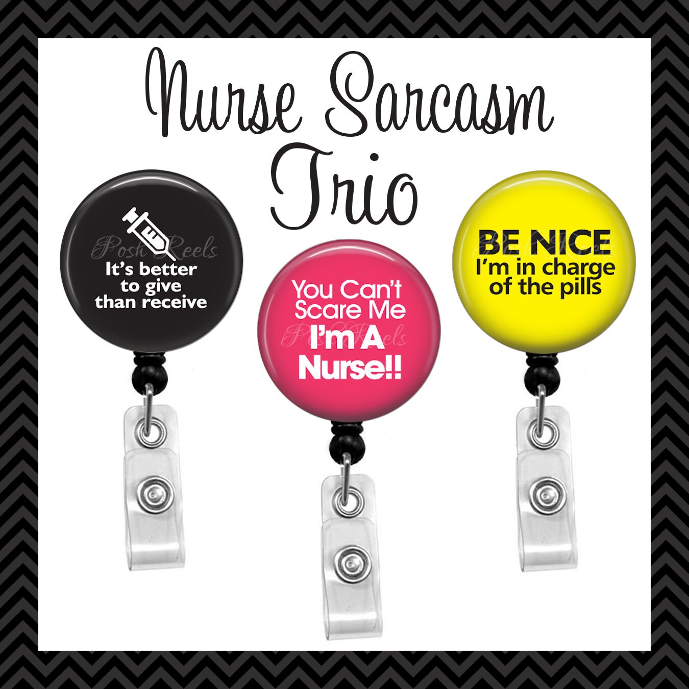 Retractable Badge Holders Nurse Badge Reel Gift Set Nurse