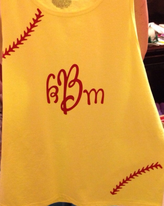 monogram baseball shirt