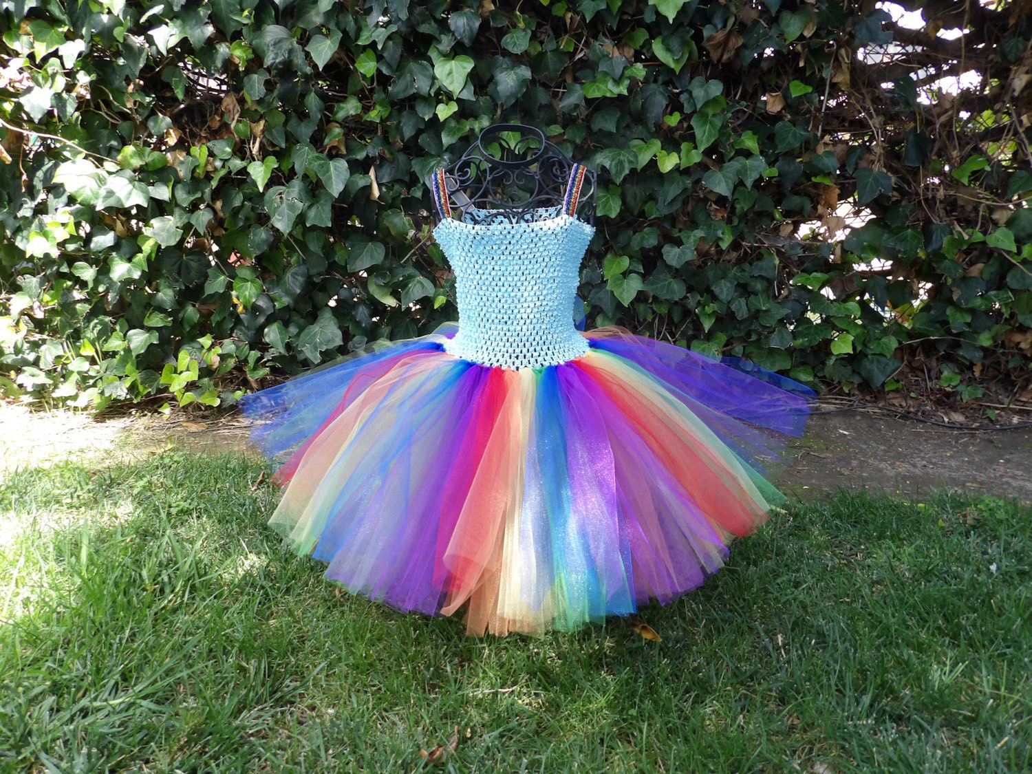 Rainbow Dash Tutu Dress Costume My Little Pony Halloween 