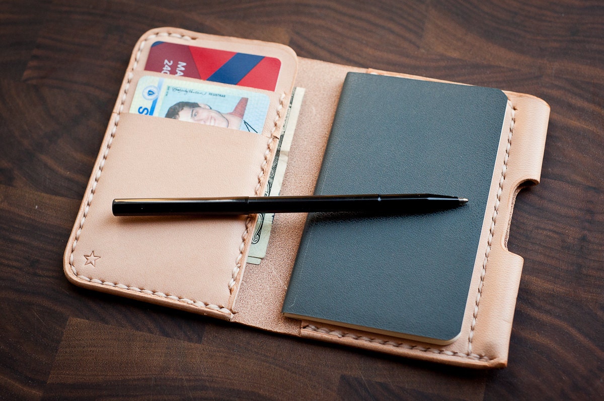 Small notebook wallet and pen Park Sloper Junior