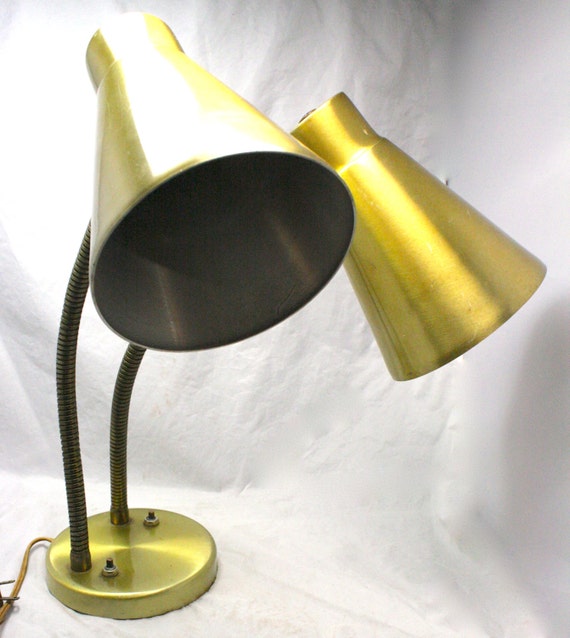 gold gooseneck light