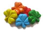 Shamrock Crayons set of 20 - St Patricks Day Crayons - Irish Crayons - Clover Crayons Il_170x135