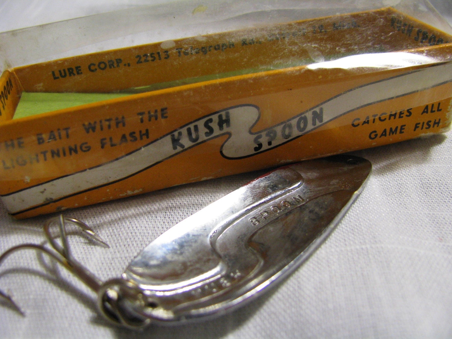 Kush Spoon Vintage Fishing Lure IOB