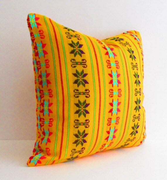 ON SALE Tribal Pillows Covers Colorful by MexFabricSupplies