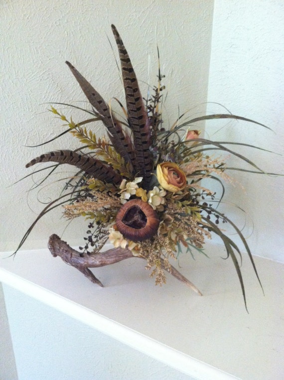 Deer Antler Floral Arrangement Ranch Hill Country Antler