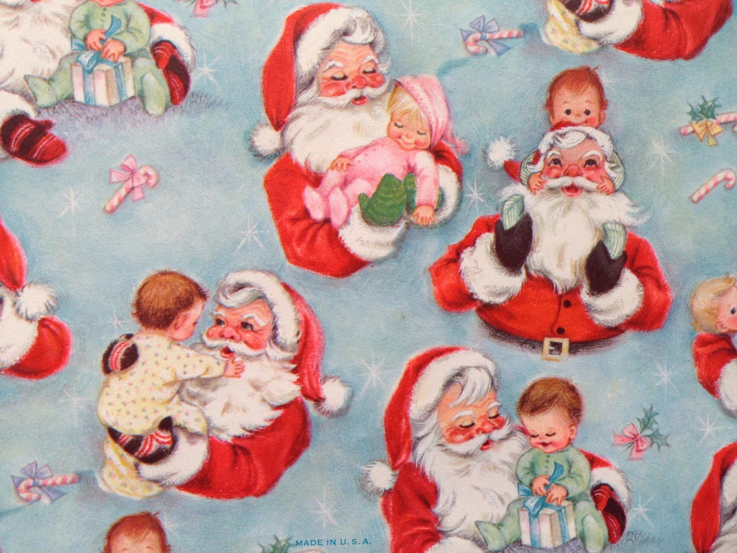Baby's First Christmas Wrapping Paper 